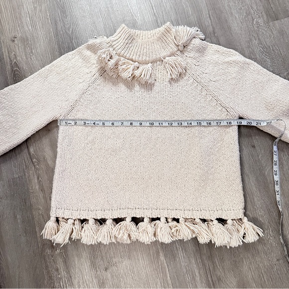 Kate Spade ♠️ Broome street women’s chunky tassel sweater XS - Picture 5 of 7